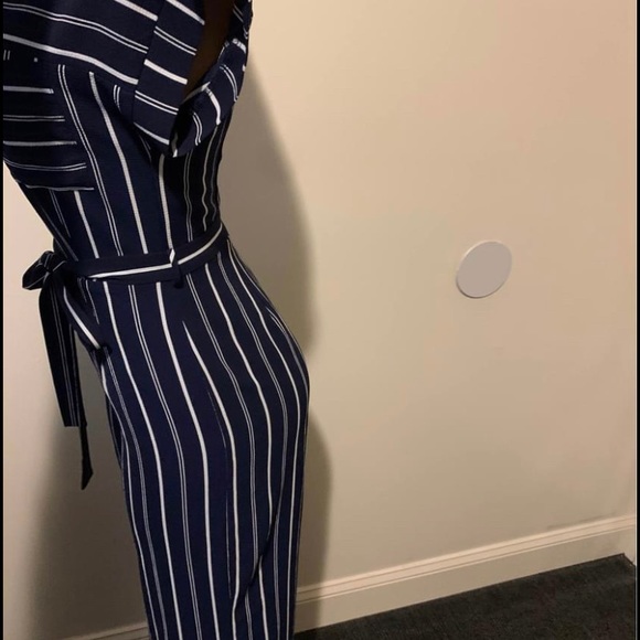 Monteau Navy Blue Jump Suite Size Small - Picture 5 of 6